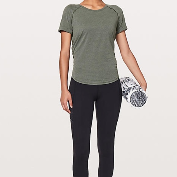 lululemon tie back tee